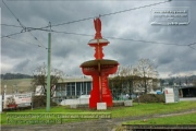 als Symbol fuer den zum renovierenden abgebauten Kiliansbrunnen