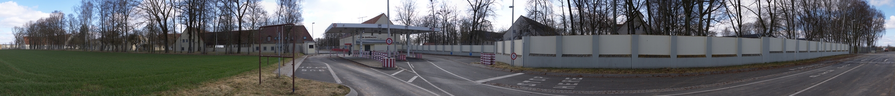 Conn Barracks - West Side with Main gate