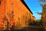 old storage brick buildings