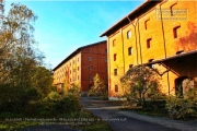 old storage brick buildings