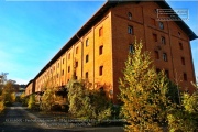 old storage brick buildings