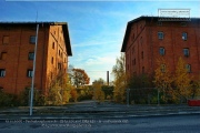 old storage brick buildings