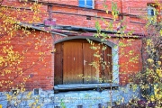 old storage brick buildings