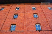 old storage brick buildings
