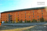 old storage brick buildings