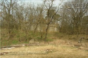 The shooting bunker was hidden in the forest opposite the barracks.