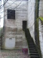 The shooting bunker was hidden in the forest opposite the barracks.