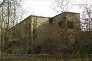 The shooting bunker was hidden in the forest opposite the barracks.