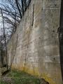 The shooting bunker was hidden in the forest opposite the barracks.