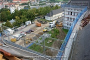 Health Clinic Wuerzburg - during the rebuilding