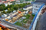 Hospital Würzburg - during the rebuilding