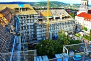 Hospital Würzburg - during the rebuilding