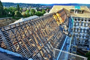 Hospital Würzburg - during the rebuilding