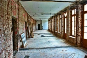 Hospital Würzburg - during the rebuilding