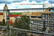 Hospital Würzburg - during the rebuilding