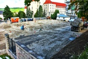 Hospital Würzburg - during the rebuilding