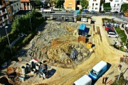 Hospital Würzburg - during the rebuilding