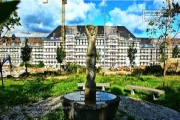 Hospital Würzburg - during the rebuilding