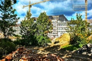 Hospital Würzburg - during the rebuilding