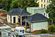 Hospital Würzburg - during the rebuilding