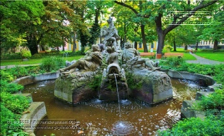 Vierroehrenbrunnen am Grafeneckart