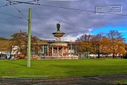 Kiliansbrunnen, ausser Betrieb und mit Stuetzgeruest