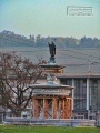 Kiliansbrunnen, ausser Betrieb und mit Stuetzgeruest
