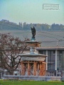 Kiliansbrunnen, ausser Betrieb und mit Stuetzgeruest