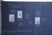 Infotafeln im Innern des Gartenpavillions des ehemaligen Augustinerklosters