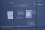 Infotafeln im Innern des Gartenpavillions des ehemaligen Augustinerklosters