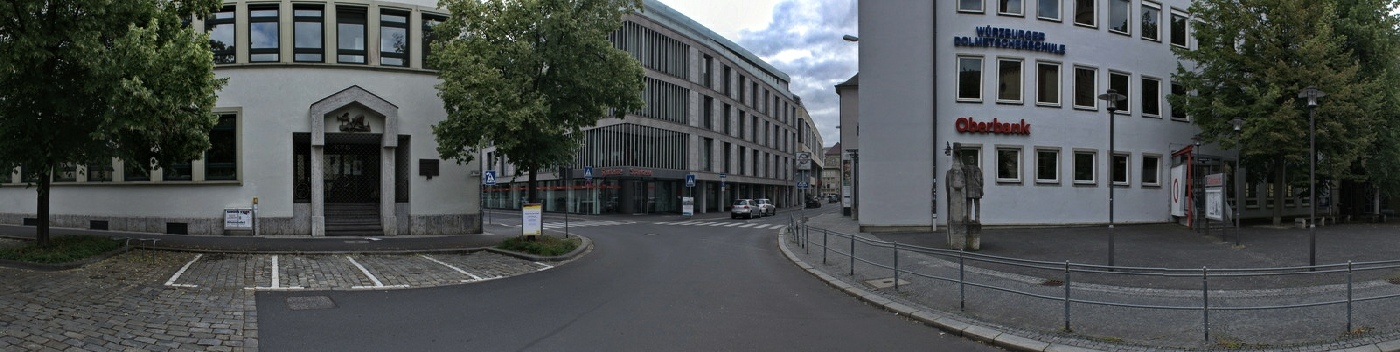 Hofstrasse - Aufnahme vom Paradeplatz Richtung Residenz