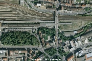 Google Earth Luftaufnahmen aus verschiedenen Jahren