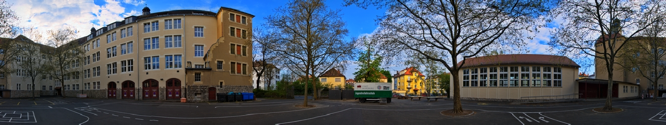 360° im Pausenhof der Schillerschule