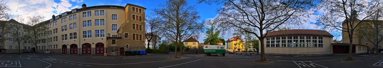 360° im Pausenhof der Schillerschule