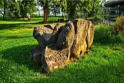  - im Skulpturengarten auf der Zeller Bastion