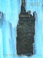 Naturdenkmal Tuff-Steilhang mit Eiszapfen behangen!
