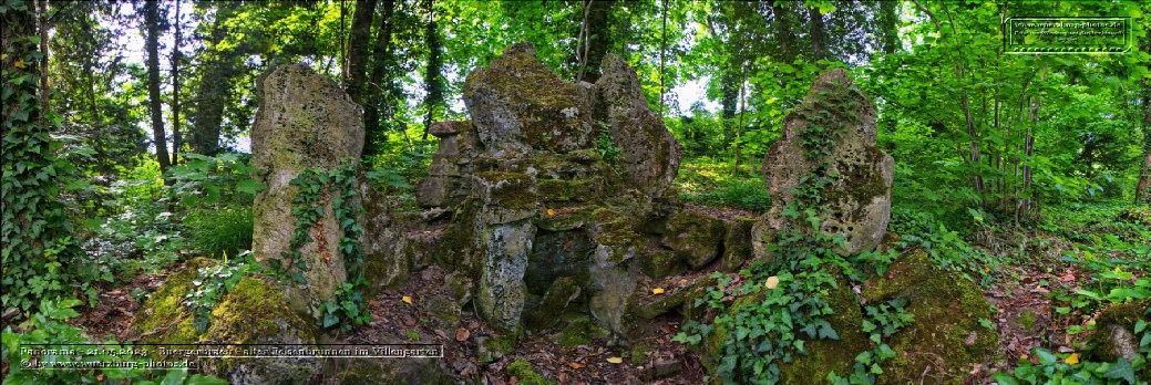 ehemaliger Felsenbrunnen im Villengarten?