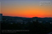 Sonnenaufgang, aufgenommen vom Zeller Bock