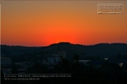 Sonnenaufgang, aufgenommen vom Zeller Bock