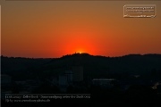 Sonnenaufgang, aufgenommen vom Zeller Bock