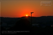 Sonnenaufgang, aufgenommen vom Zeller Bock