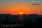 Sonnenaufgang, aufgenommen vom Zeller Bock