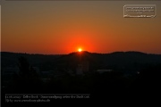 Sonnenaufgang, aufgenommen vom Zeller Bock