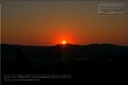 Sonnenaufgang, aufgenommen vom Zeller Bock