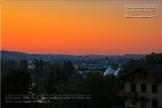 Sonnenaufgang, aufgenommen vom Zeller Bock